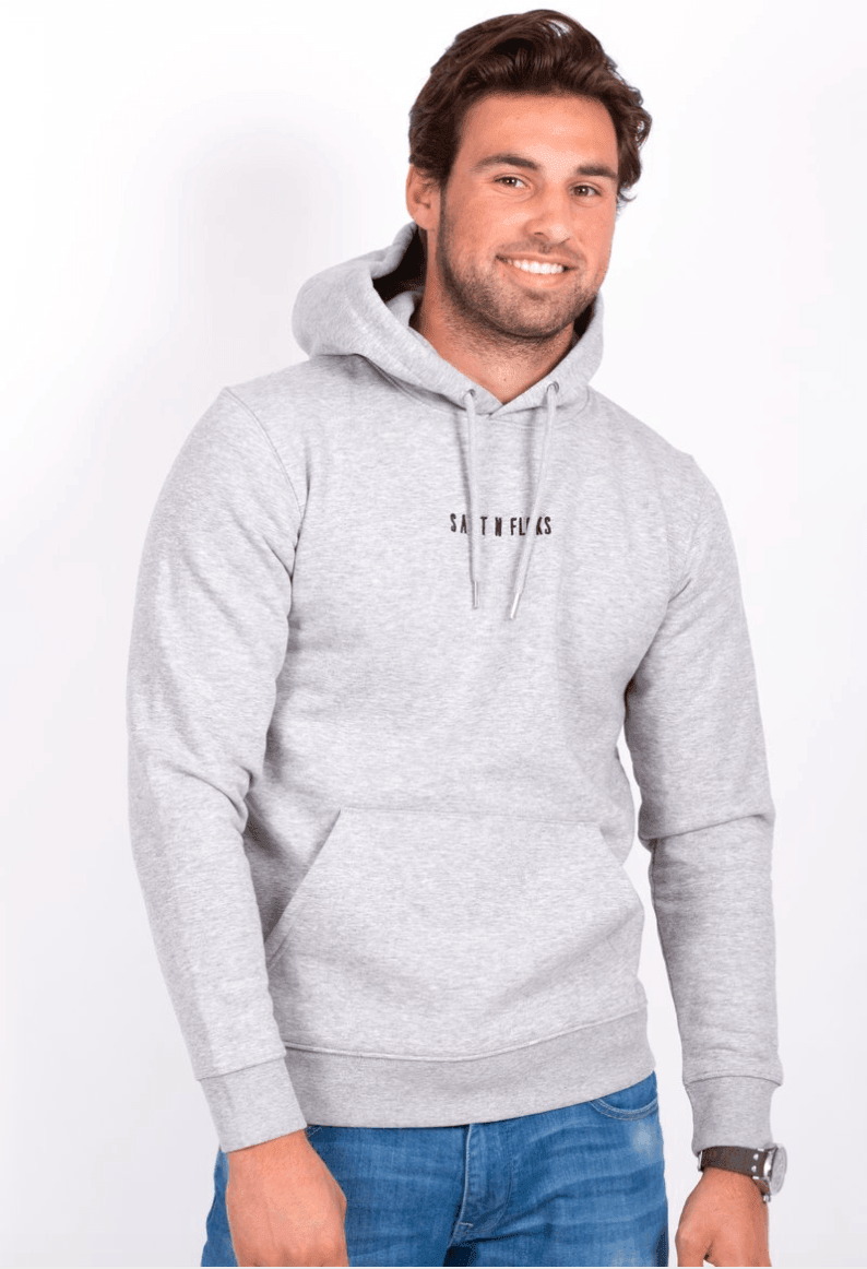 Legacy Hoodie Stone Grey - Salt N Floks